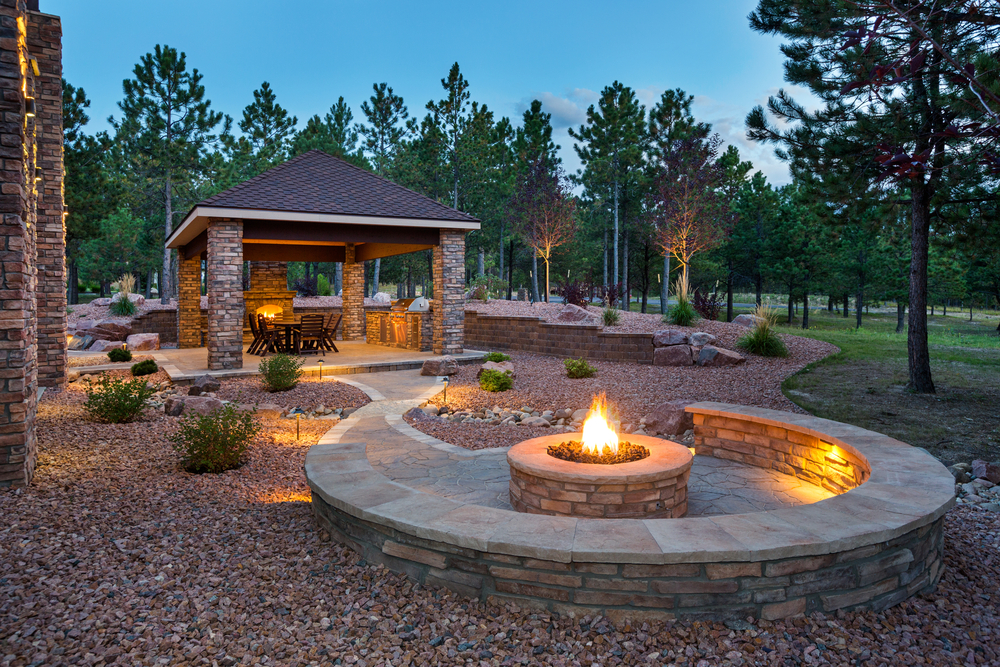 outdoor living space